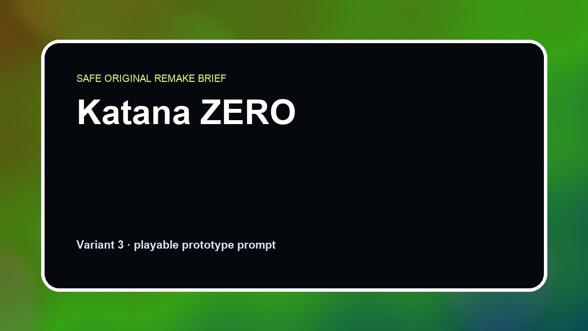 Katana ZERO original katana zero custom game reference artwork 3