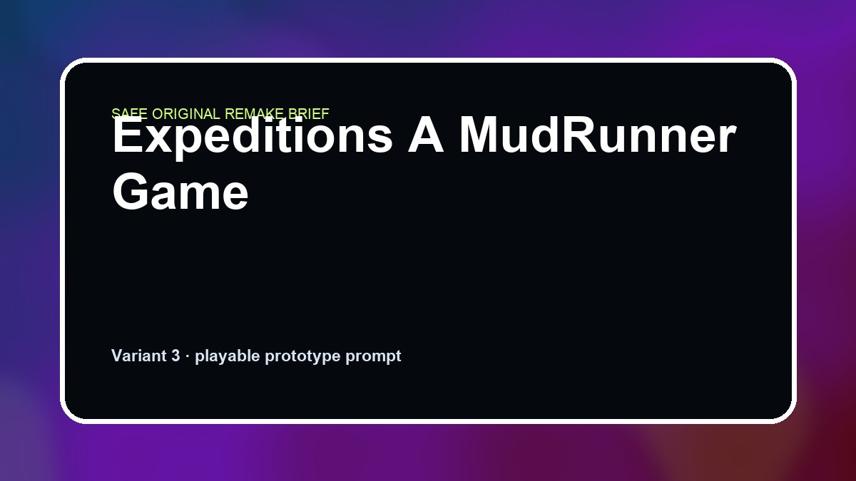 Expeditions A MudRunner Game original expeditions a mudrunner game custom game reference artwork 3