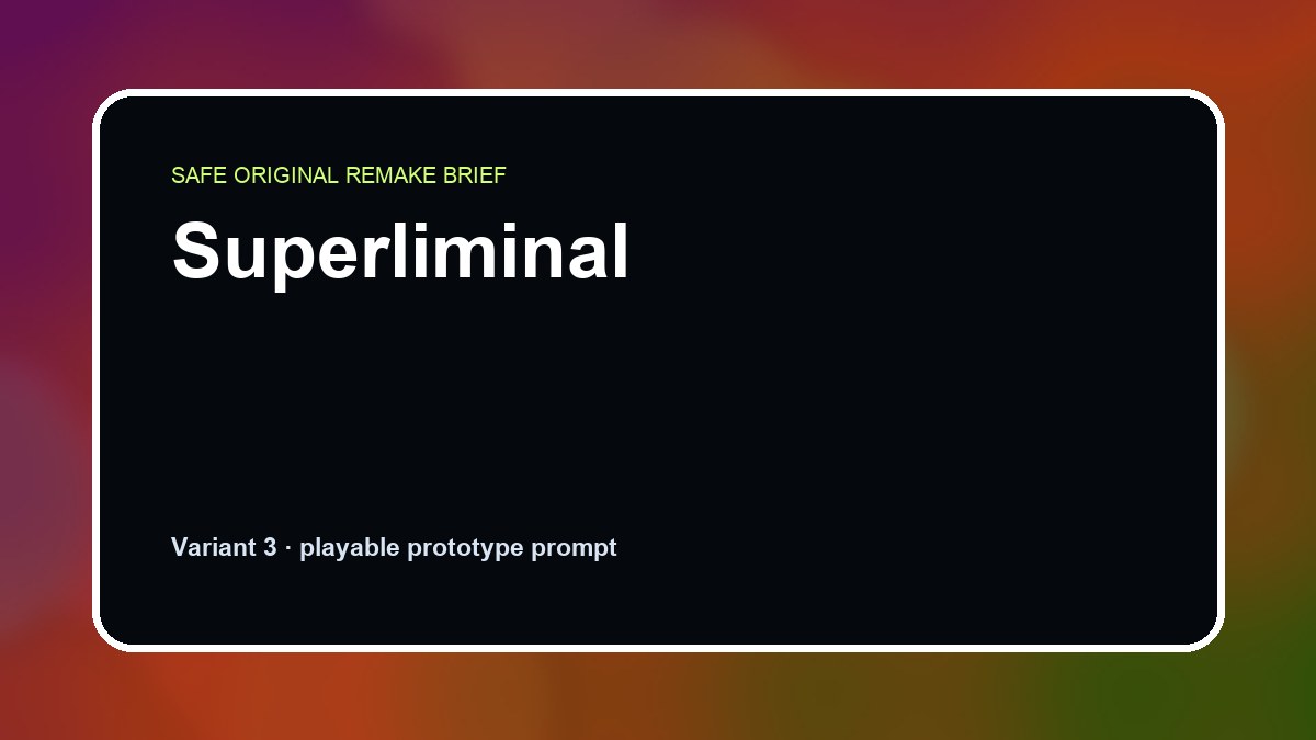 Superliminal original superliminal diy game reference artwork 3