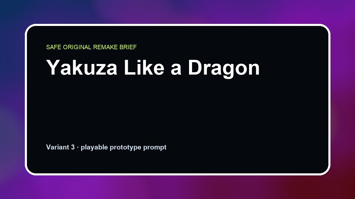 Yakuza Like a Dragon original yakuza like a dragon custom game reference artwork 3