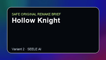 Hollow Knight original game remake reference artwork 2