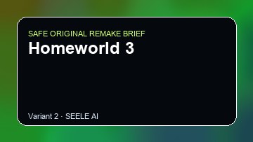 Homeworld 3 original game remake reference artwork 2