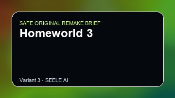 Homeworld 3 original game remake reference artwork 3