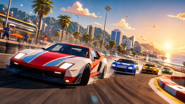 Hotshot Racing original hotshot racing custom game reference artwork 1