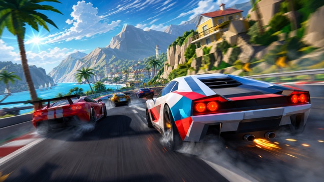 Hotshot Racing original hotshot racing custom game reference artwork 3