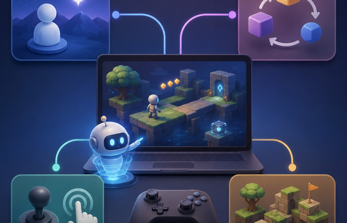 How To Make A Game With Ai early workflow planning visual