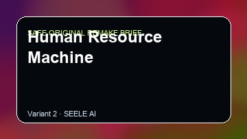 Human Resource Machine original game remake reference artwork 2