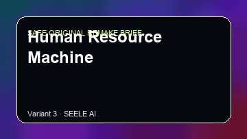 Human Resource Machine original game remake reference artwork 3