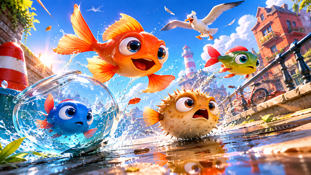 I Am Fish original game remake reference artwork 1