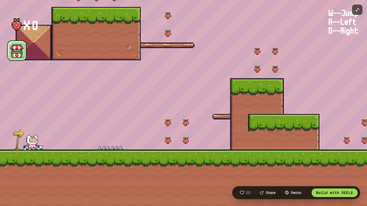 Authentic SEELE community game capture supporting Easy Browser Games for Quick Breaks