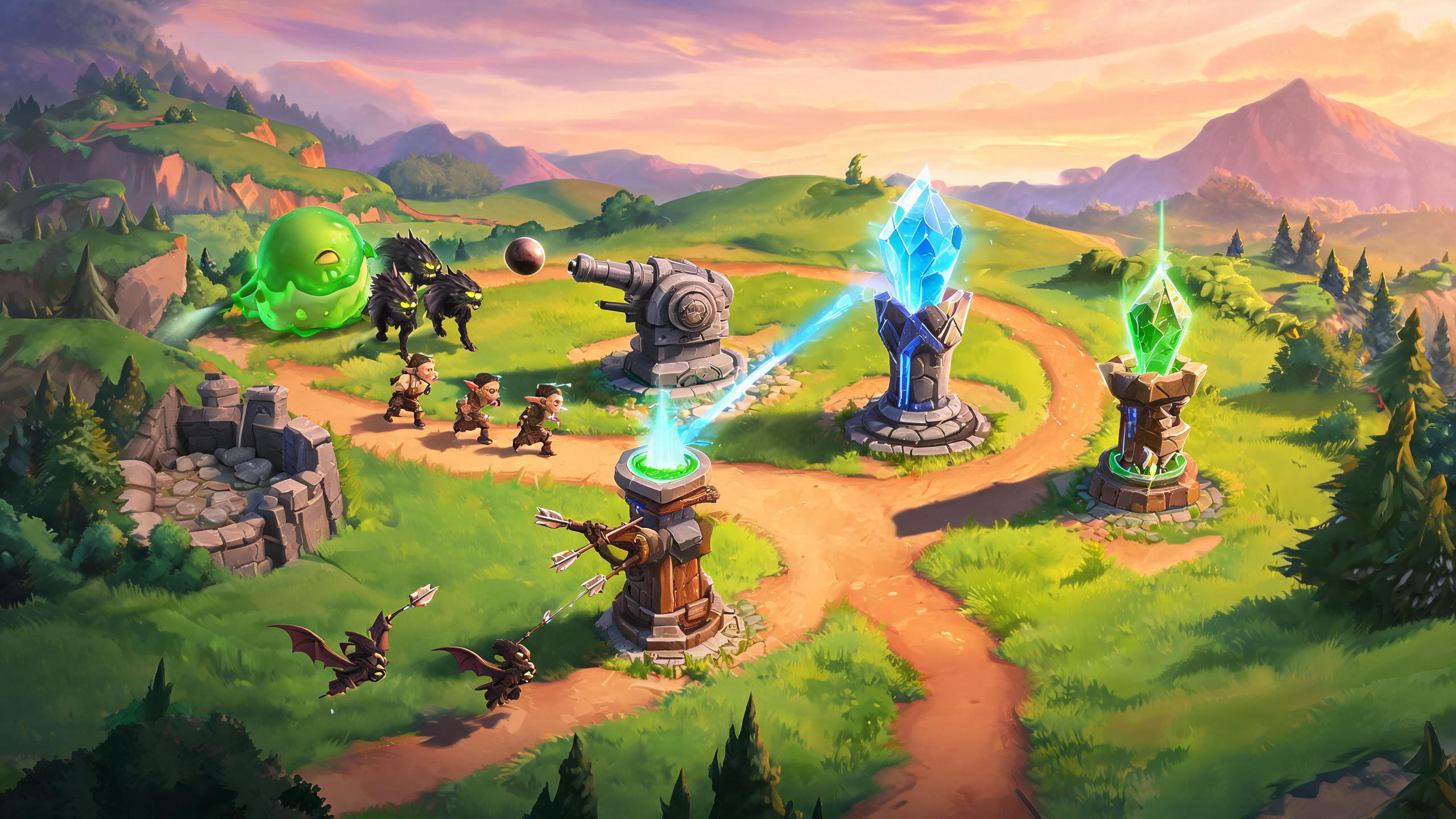 Tower defense games with in-game purchases