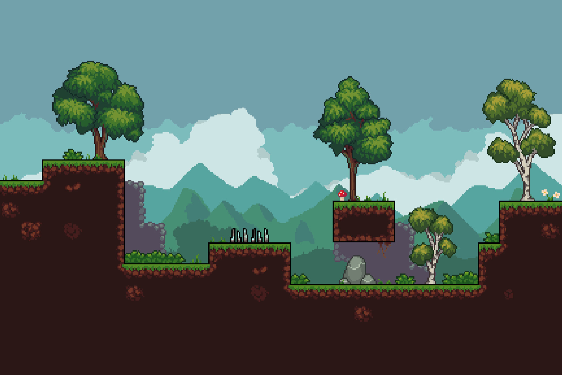 2D platformer game