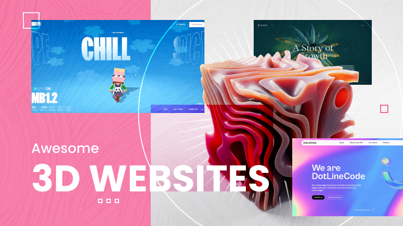 3D particle website