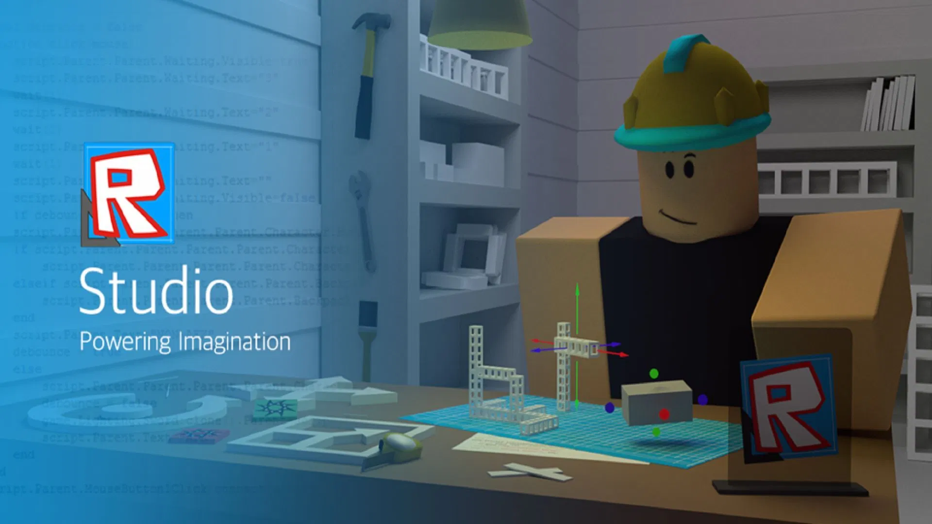 Roblox game development workspace