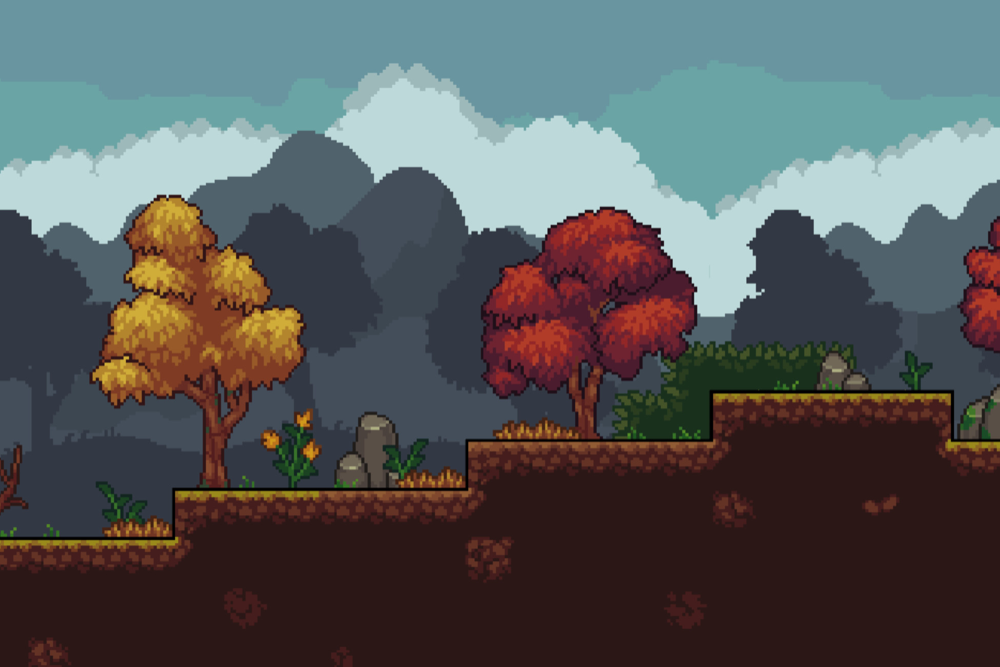 2D platformer game