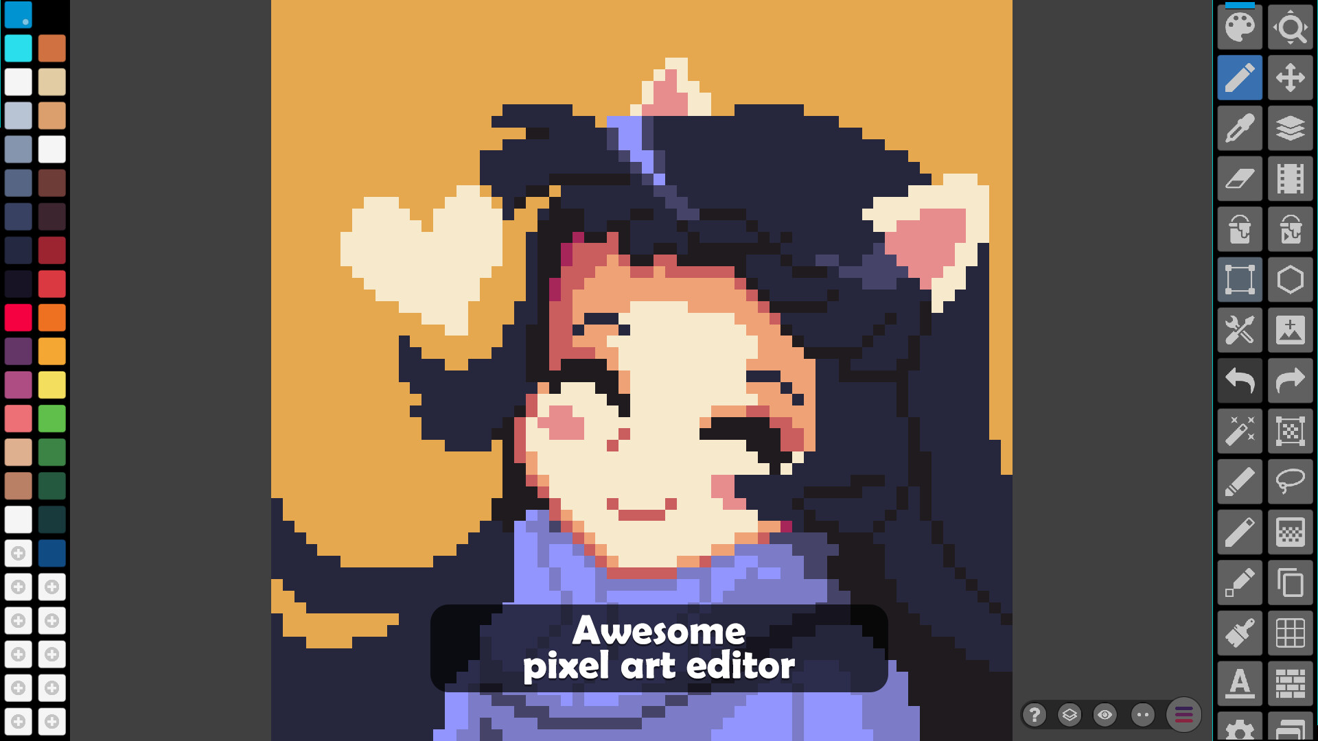 pixel art game editor