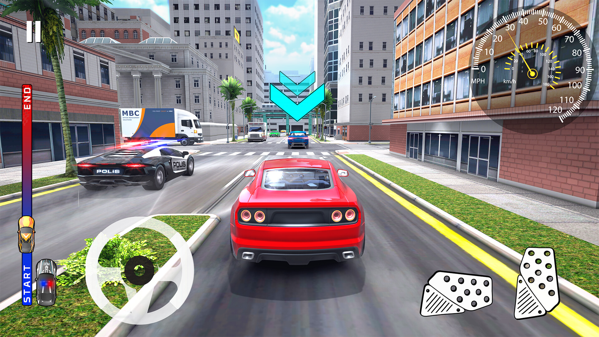 Racing game