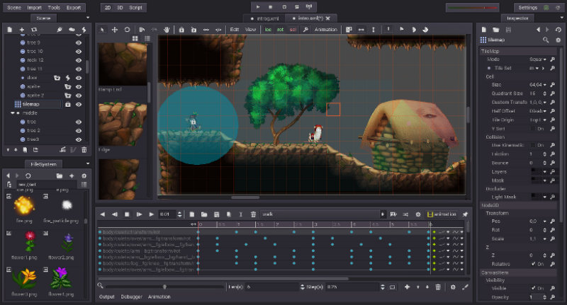 3D game creation interface