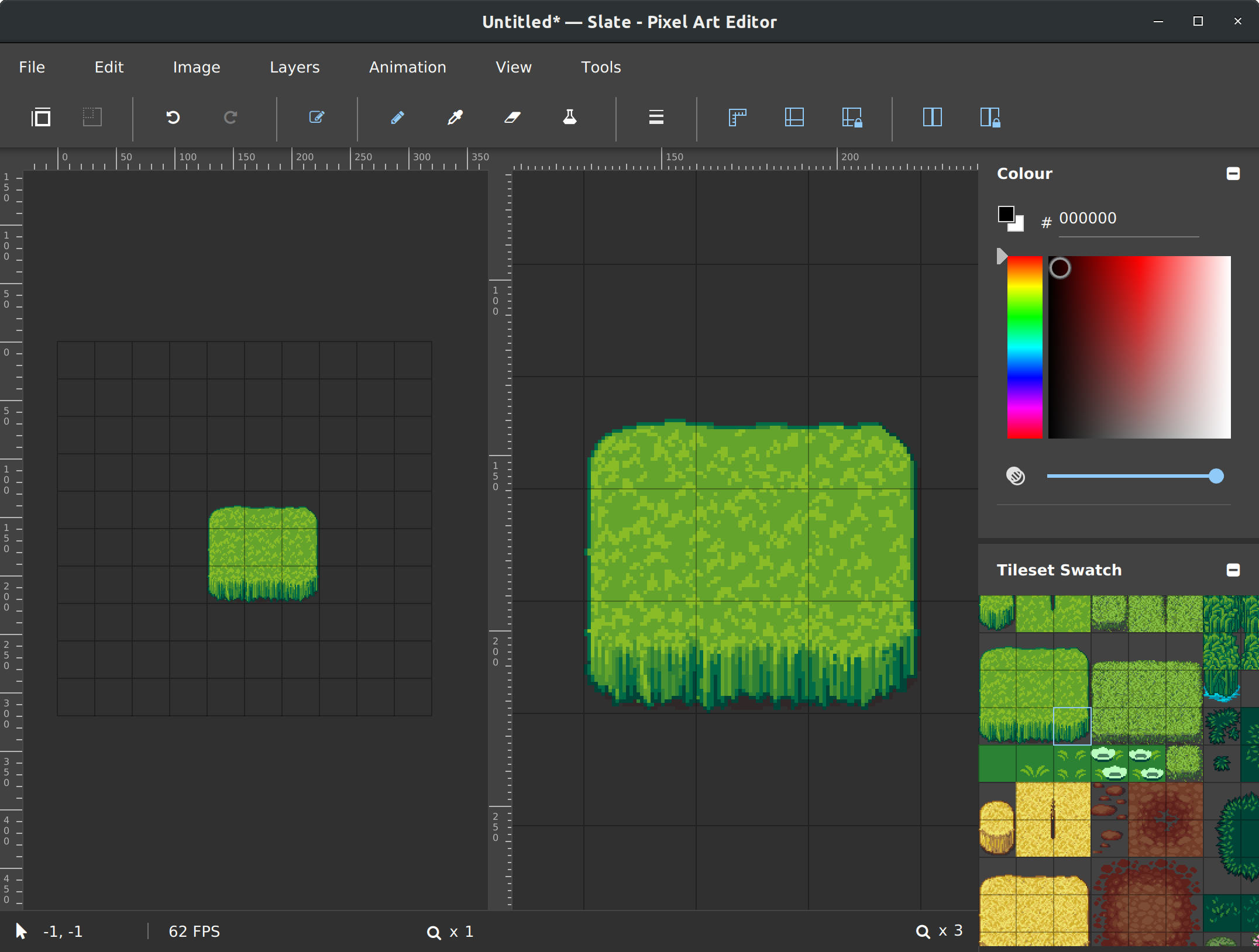 Complete 2D & 3D asset generation with pixel art support