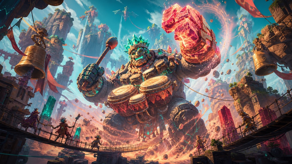 GigaBash Undungeon Custom Game Builder preview