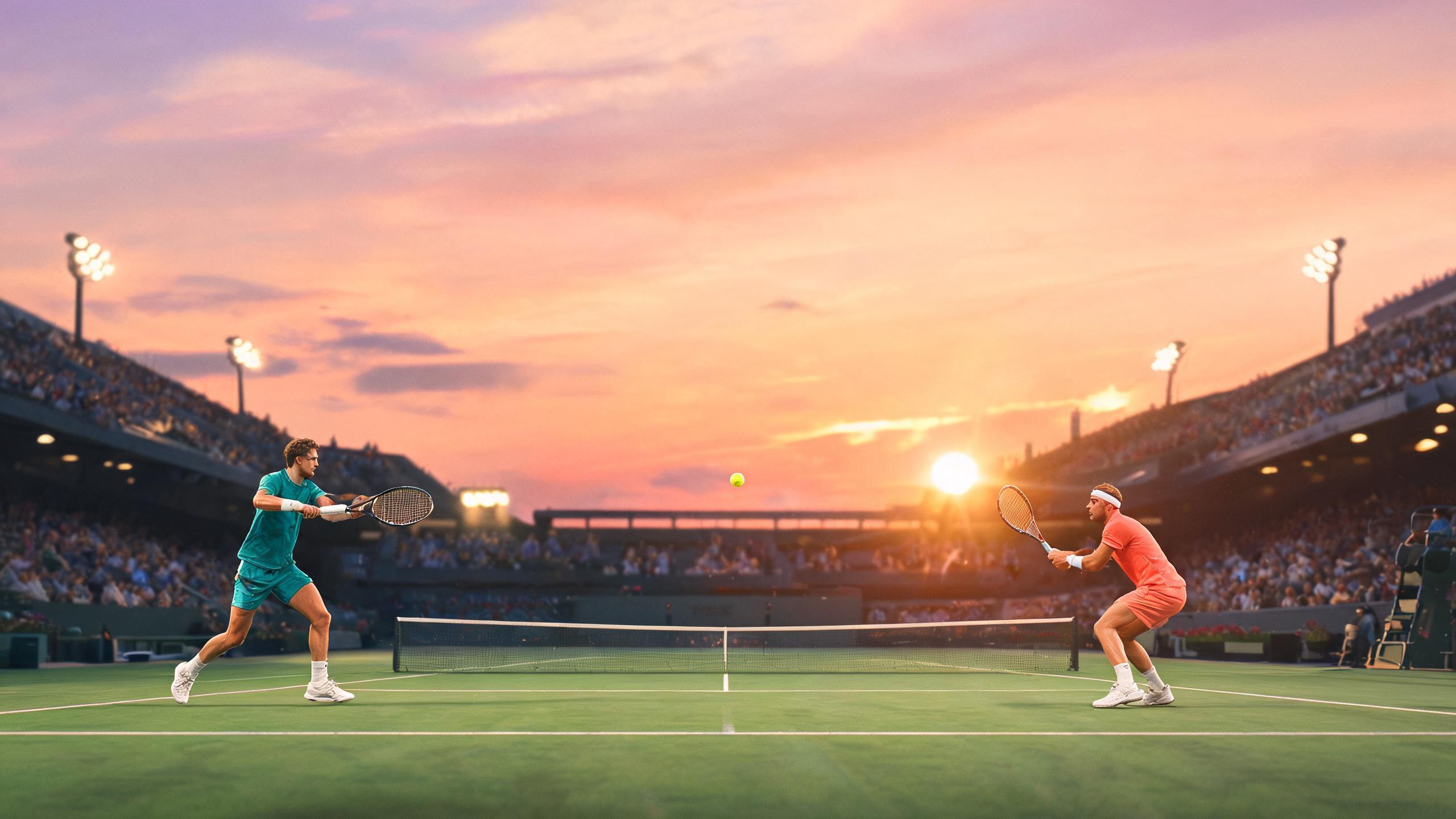 TopSpin 2K25 As Dusk Falls Custom Game Builder preview