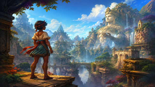 Indivisible original game remake reference artwork 3