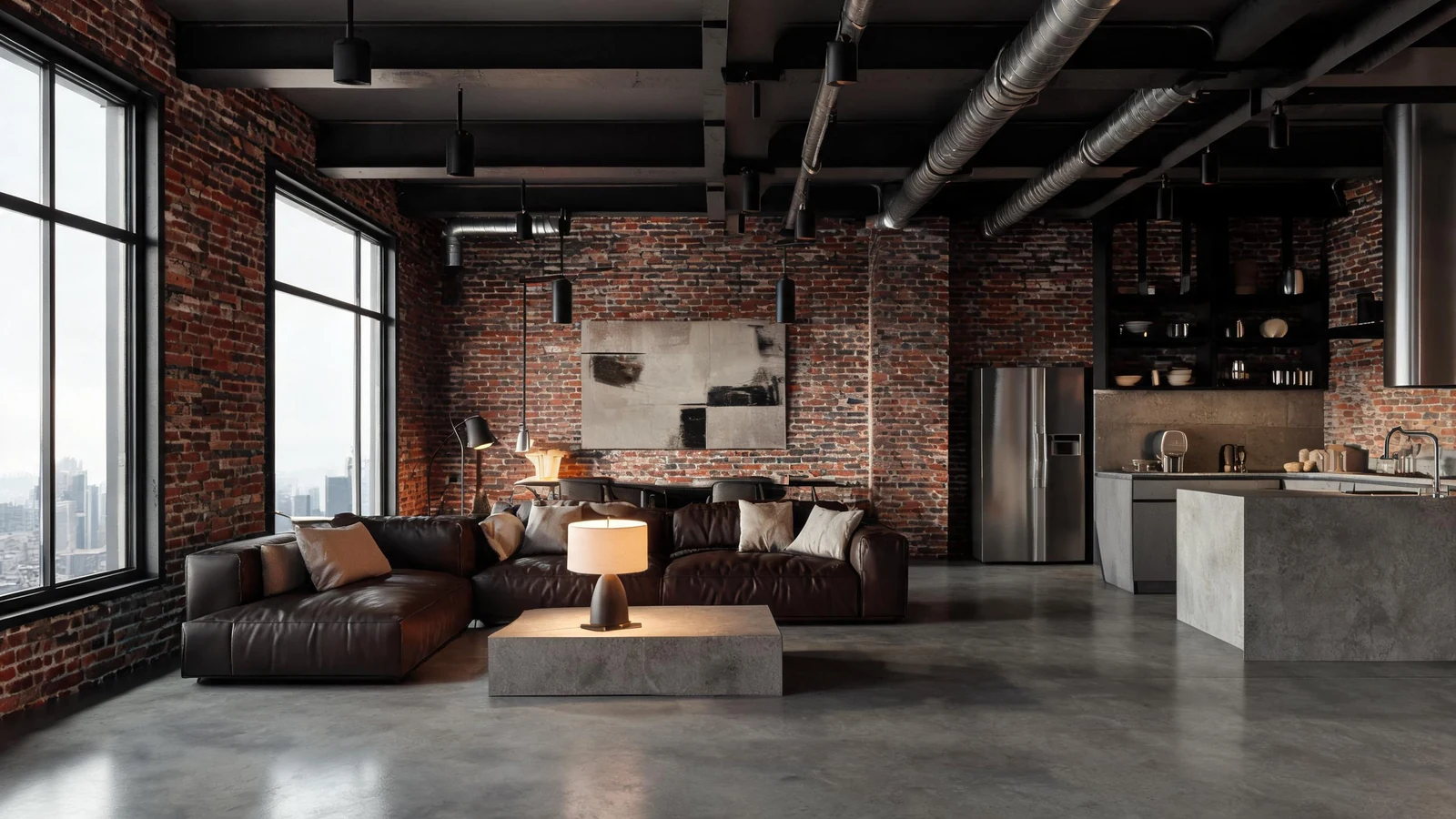 Create industrial loft visuals