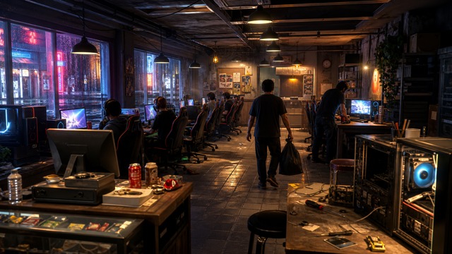 Internet Cafe Simulator original internet cafe simulator diy game reference artwork 1