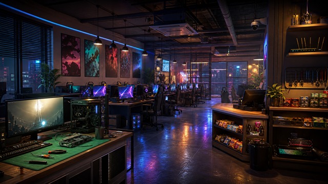 Internet Cafe Simulator original internet cafe simulator diy game reference artwork 3