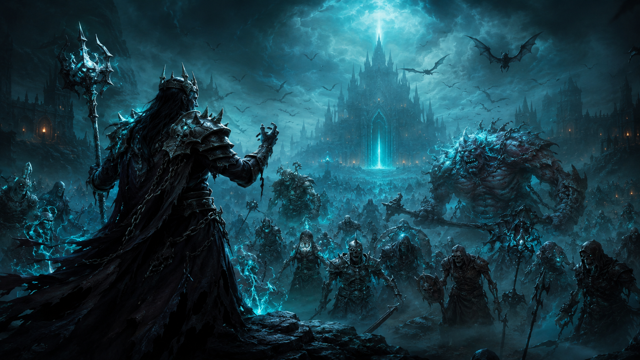 Iratus Lord of the Dead original game remake reference artwork 2