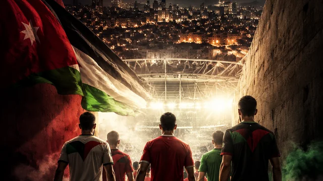 Jordan World Cup Poster Generator preview
