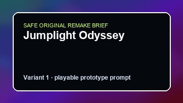 Jumplight Odyssey original jumplight odyssey diy game reference artwork 1