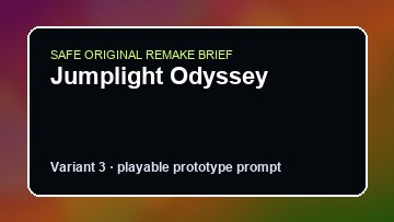 Jumplight Odyssey original jumplight odyssey diy game reference artwork 3