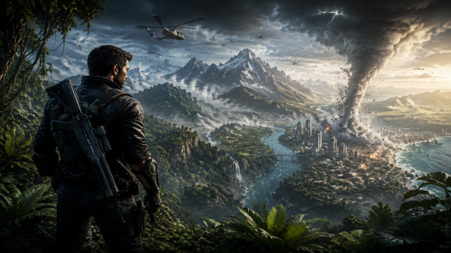 Just Cause 4 original game remake reference artwork 1