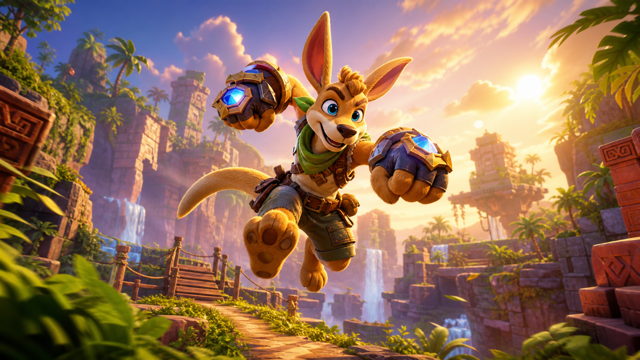 Kao the Kangaroo original game remake reference artwork 2