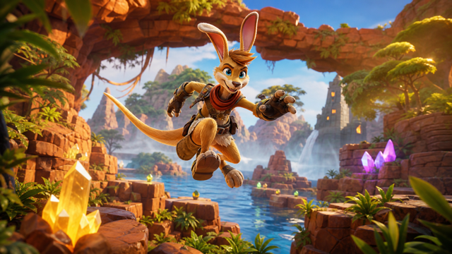 Kao the Kangaroo original game remake reference artwork 3