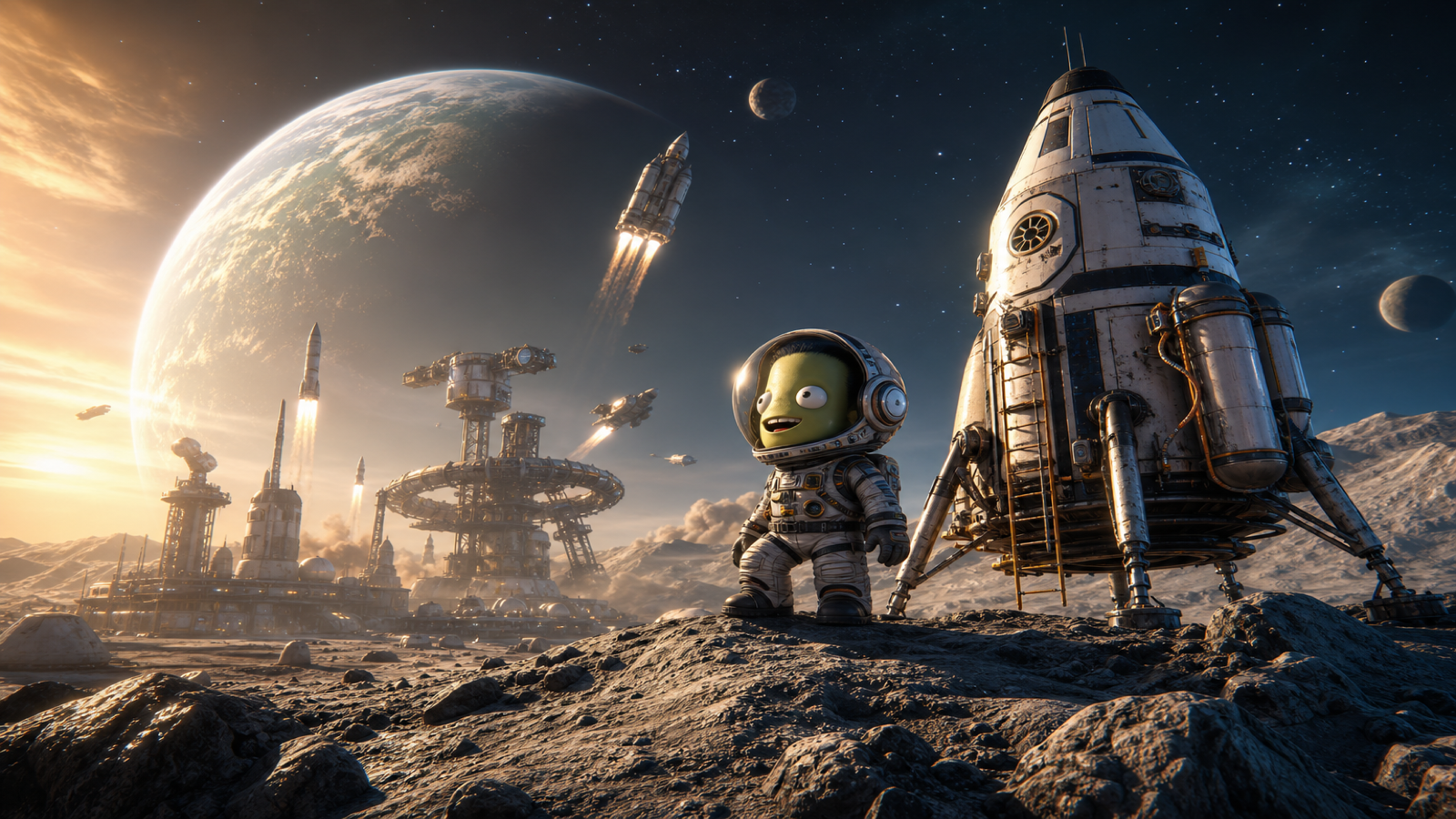 Kerbal Space Program original game remake reference artwork 2