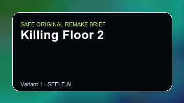 Killing Floor 2 Game Customer Remake preview