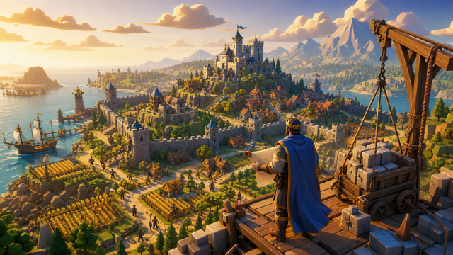 Kingdoms and Castles original game remake reference artwork 2