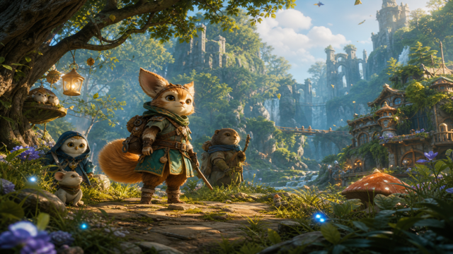 Kitaria Fables original game remake reference artwork 3