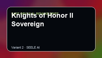 Knights of Honor II Sovereign Lost in Random Custom Game Builder preview