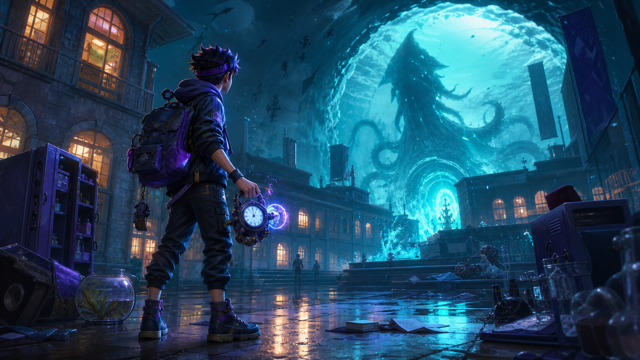 Kraken Academy original game remake reference artwork 2
