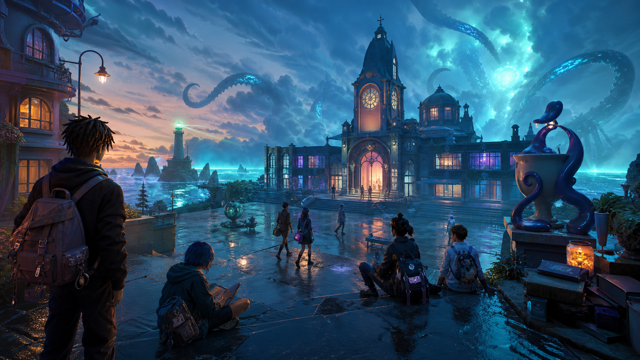 Kraken Academy original game remake reference artwork 3