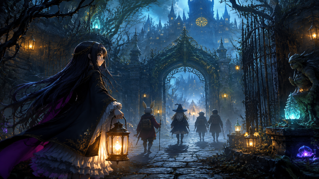 Labyrinth of Galleria The Moon Society original game remake reference artwork 2