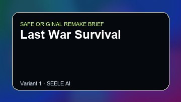 Last War Survival Game Customer Remake preview
