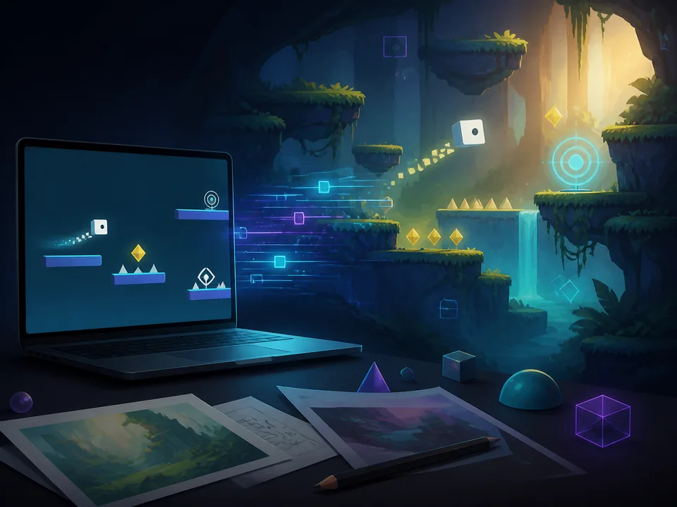 LayaAir game prototyping visual showing lp hero 01
