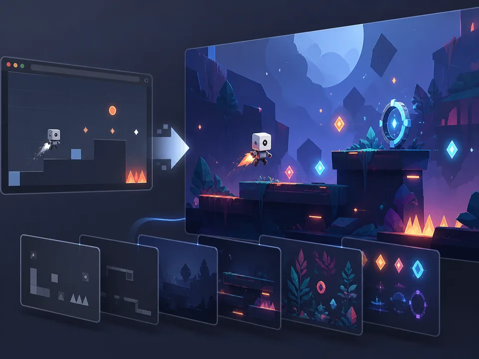 LayaAir game prototyping visual showing lp hero 02