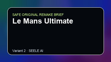 Le Mans Ultimate original game remake reference artwork 2