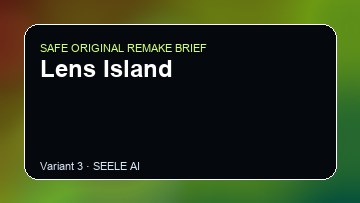 Lens Island original game remake reference artwork 3