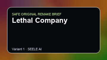 Lethal Company Game Customer Remake preview